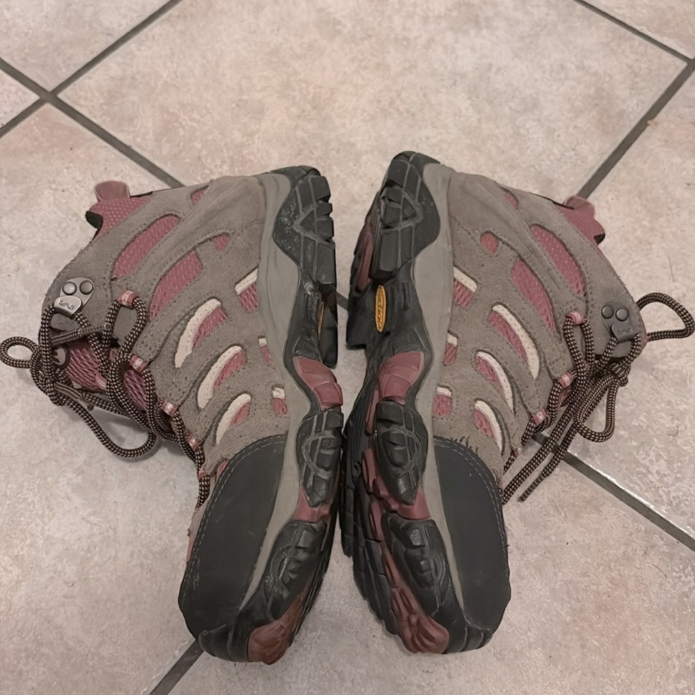 MERRELL Moab Hiking Shoe Boots Ankle High Top Women Size 9.5 - Picture 3 of 9